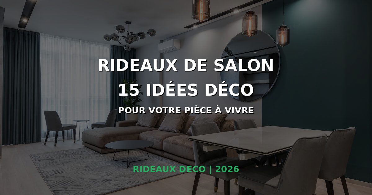 Rideaux de salon : 15 idées déco pour votre pièce à vivre