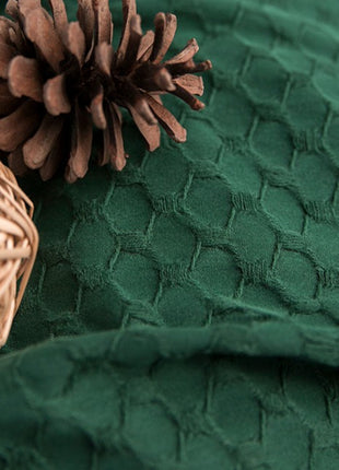 Rideau Vert Sapin Salon