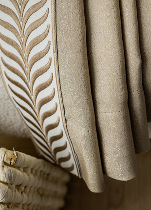 Rideau Beige Doré Tendance