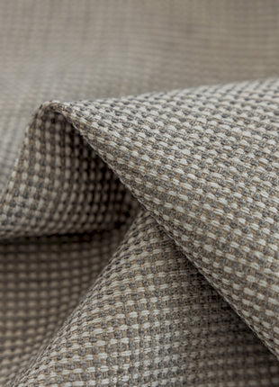 a close up of a gray and white checkered fabric