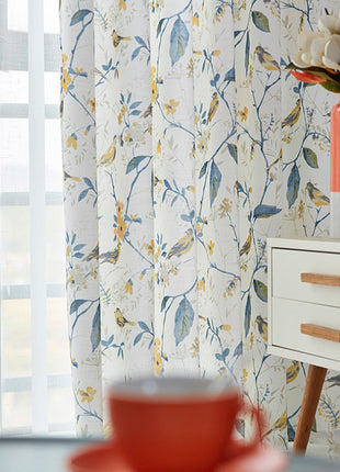 Rideau Léger Motifs Nature