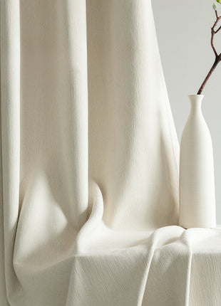 Rideau Blanc Cassé Chenille