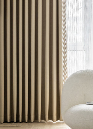 Rideau Beige Doré Tendance