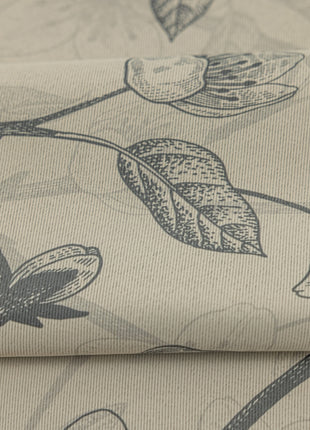 a close up of a wallpaper with leaves on it
