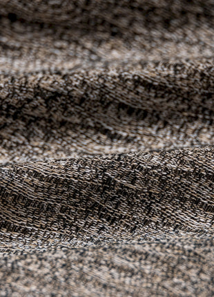 a close up of a black and white textured fabric