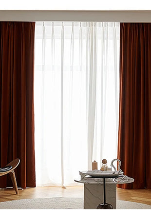 Rideau Orange Foncé