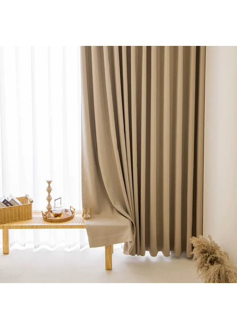 Rideau Beige Clair Harmonieux