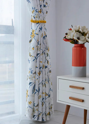 Rideau Léger Motifs Nature