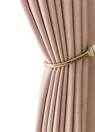 Rideau Rose Poudré Elegant