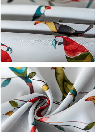 Rideau Motifs Perroquet