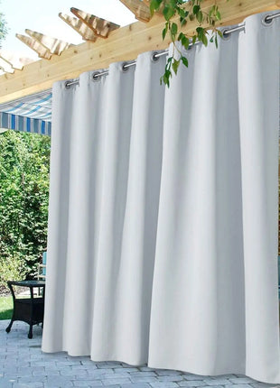 Rideau Extérieur Imperméable Gris