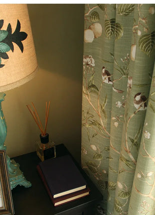 Rideau Vert Nature Imprimé