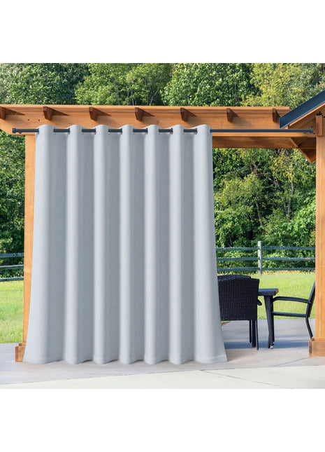 Rideau Extérieur Imperméable Gris