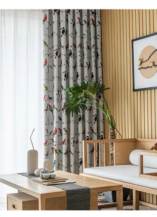 Rideau Motifs Perroquet