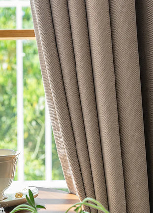 Rideau Beige Style Lin Chambre