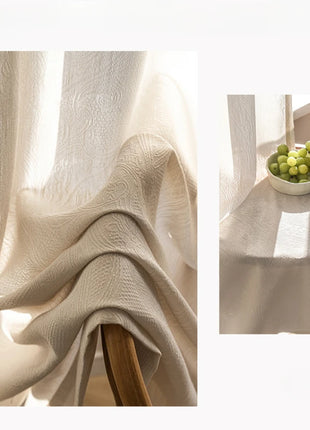 Voilage Blanc Tamisant