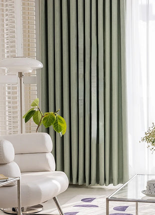 Rideau Vert Sauge Elegant