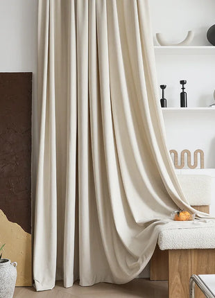 Rideau Blanc Opaque Tendance