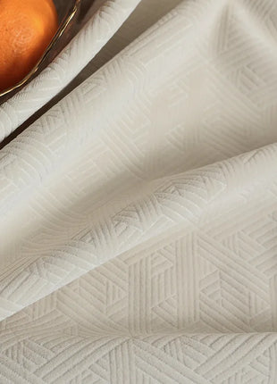 Rideau Blanc Opaque Tendance