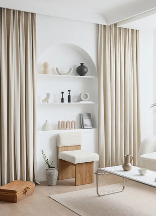 Rideau Blanc Opaque Tendance