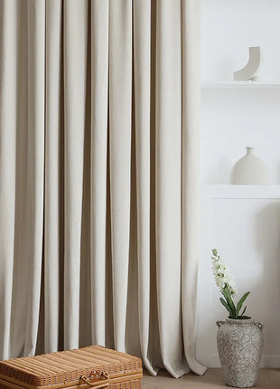 Rideau Blanc Opaque Tendance