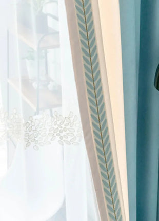 Rideau Bleu et Blanc