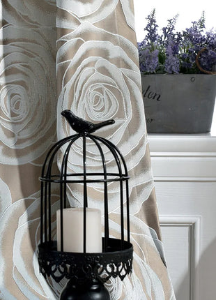 Rideau Couleur Cuivre Motifs