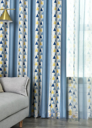 Rideau Chambre Enfant Geometrique