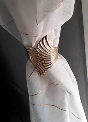 Attache-Rideaux Métallique Ailes Brillantes  1 Pièce