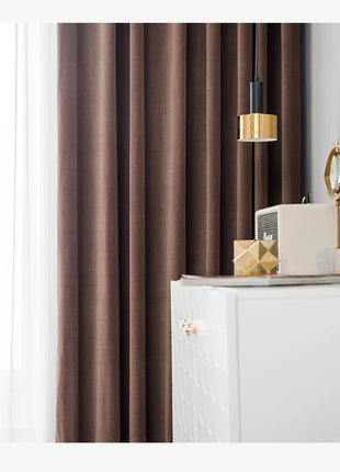Rideau Marron Velours