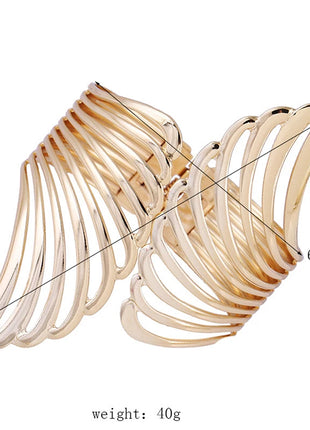 Attache-Rideaux Métallique Ailes Brillantes  1 Pièce