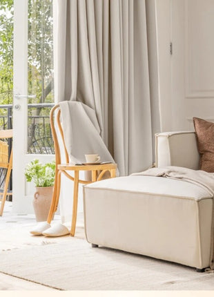 Rideau Blanc Cassé Boheme