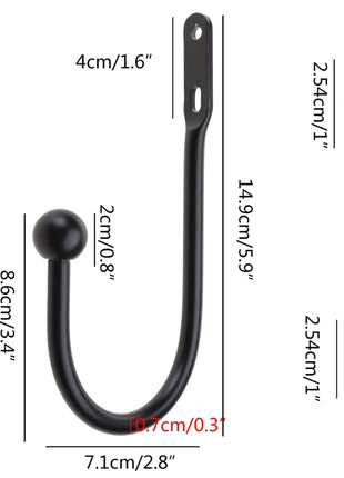 Support Mural Rideau Élégant