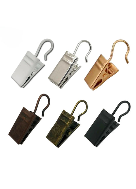 Pinces à Crochets pour Rideaux – Lot de 10pcs