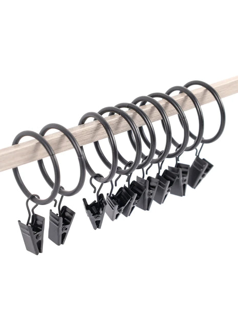 Anneaux à Pinces pour Rideaux (10pcs)