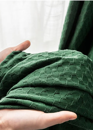 Rideau Vert Sapin Salon