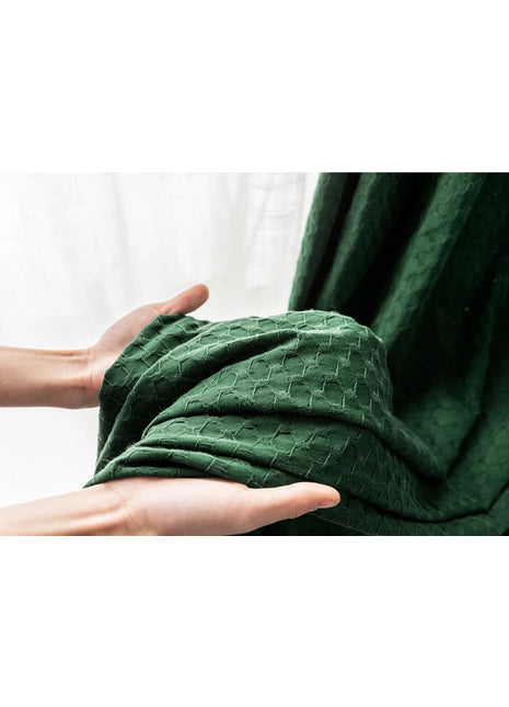 Rideau Vert Sapin Salon