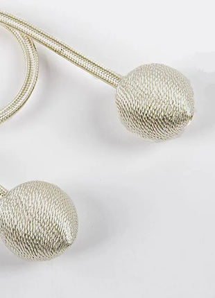 Attache-Rideaux Magnétique avec Boules (2pcs)