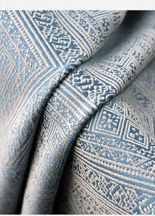 Rideau Bleu Luxe Motifs