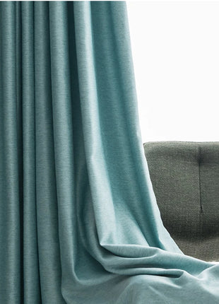 Rideau Bleu Ciel Style Lin