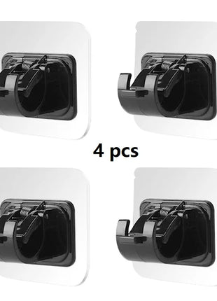 Supports de Tringle à Rideaux Autocollants (2-4pcs)