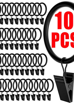 Anneaux à Pinces pour Rideaux (10pcs)