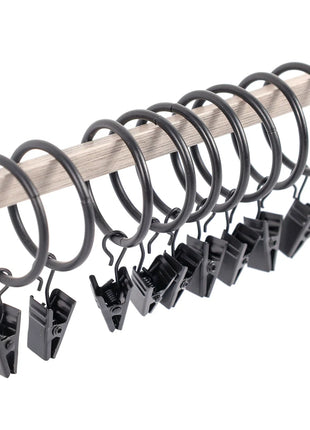 Anneaux à Pinces pour Rideaux (10pcs)