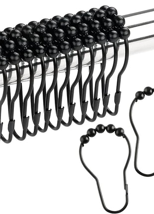 Crochets à Billes en Laiton pour Rideaux de Douche (12pcs)