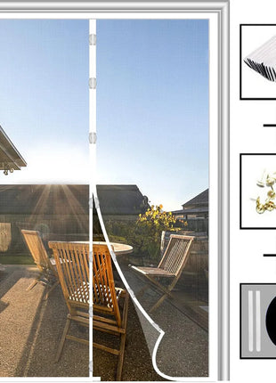 Moustiquaire Porte Aimantée