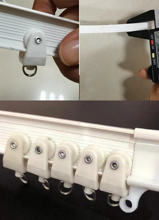 Roulette Coulissante pour Rail de Rideaux – Lot de 10/20