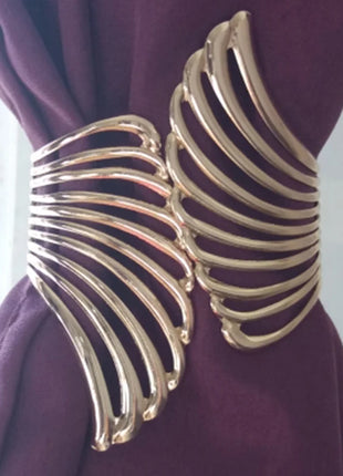 Attache-Rideaux Métallique Ailes Brillantes  1 Pièce