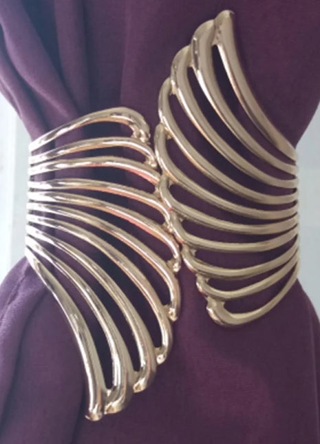 Attache-Rideaux Métallique Ailes Brillantes  1 Pièce