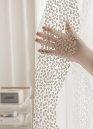 a person's hand reaching out of a window