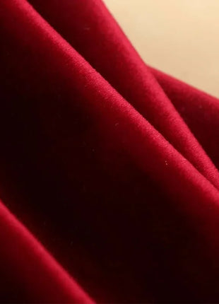 Rideau Rouge Elegant Deco